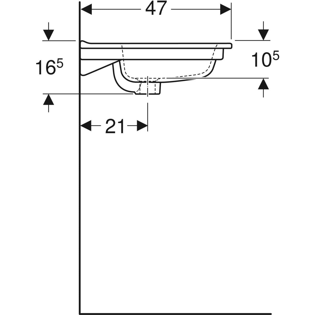 Tasoallas IDO Elegant 16432 Kahdella Hanareiällä 1210x470x165 mm - KarelianStore