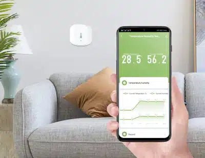 Kosteus ja lämpötila anturi Zigbee - KarelianStore