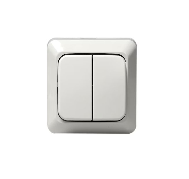 Kytkin ABB Jussi 5 16AX 250V IP21 PPJ 2 lisäliitintä Valkoinen - KarelianStore