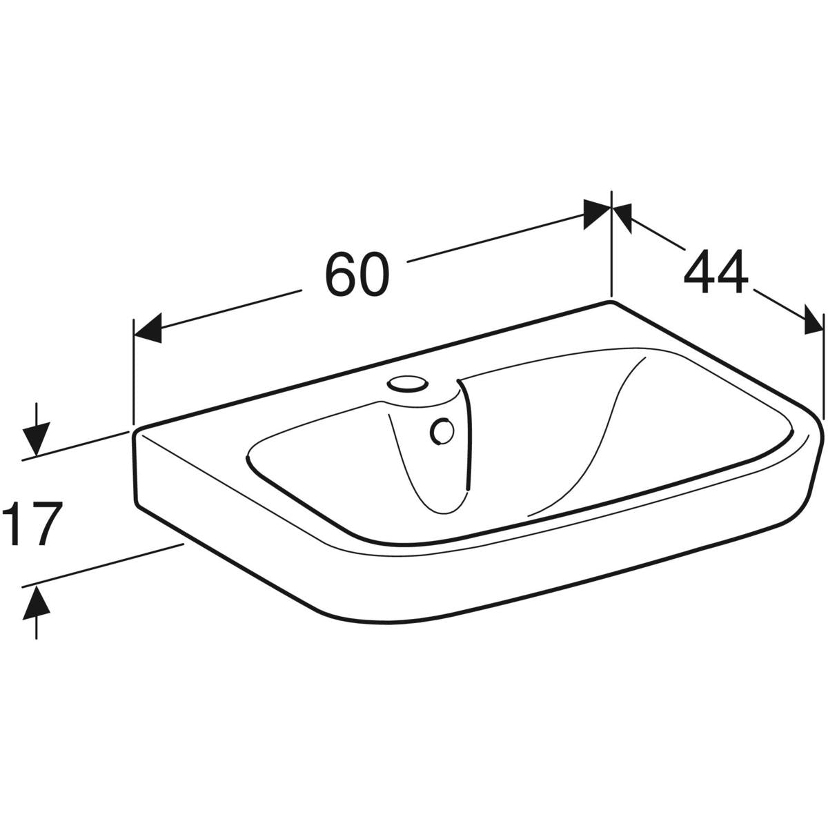 Pesuallas IDO Glow Square 600 mm - KarelianStore