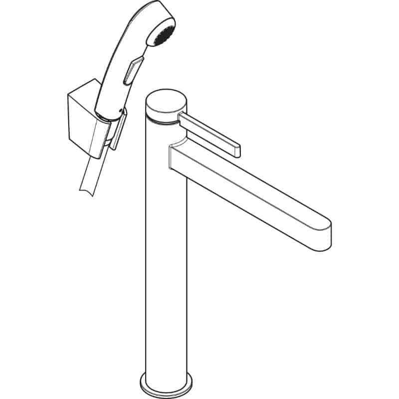 Pesuallashana Hansgrohe 76220000 Finoris bidette 260 - KarelianStore