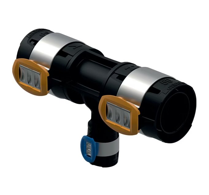 T-haaraliitin Geberit Flowfit Kompo 63x25x63 PPSU - KarelianStore