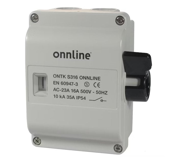 Turvakytkin Onnline ONTK S316 7.5kW IP54 - KarelianStore