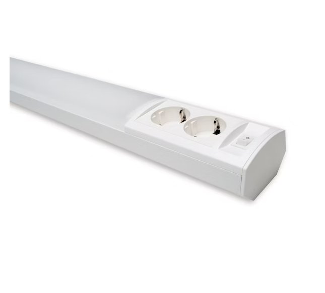 Työpistevalaisin Ensto Ami AL122L 450mm 6W 2os pistorasia DSO - KarelianStore