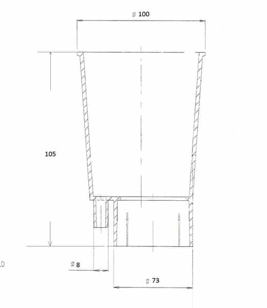Vuodonilmaisin Näsimuovi 40-50-63 mm komposiitti - KarelianStore