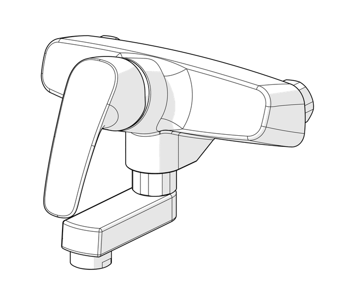 Aputilahana Oras 1016 75 mm Juoksuputkella