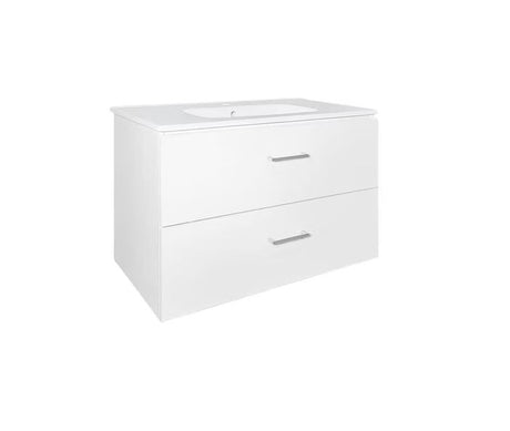 Allaskaappi Tammiholma Viilu Laatikoilla 800x390x500 mm Valkoinen - KarelianStore