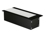 LED - Profiili Saas Highline Strip Rail 49x32 Uppo Musta 2500 mm - KarelianStore