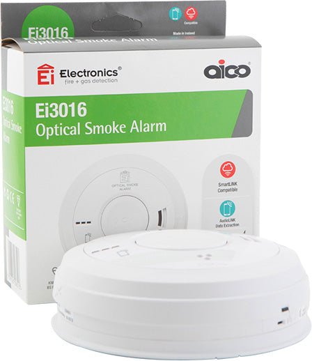 Palovaroitin FSM EI3016 Optinen 230VAC 85dB Akkuvarmennettu - KarelianStore