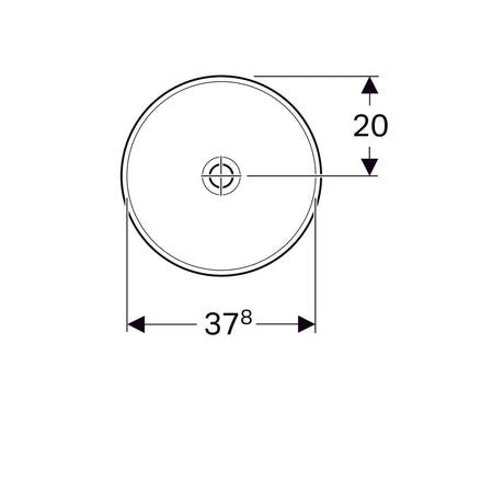 Pesuallas Geberit Variform 400x400x178 mm Ilman ylivuotoa ja hanareikää - KarelianStore
