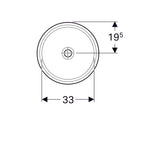 Pesuallas Geberit Variform 405x420x180 mm Tason Alle Ilman ylivuotoa - KarelianStore