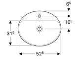 Pesuallas Geberit Variform 550x450x178 mm - KarelianStore