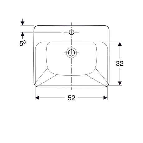 Pesuallas Geberit Variform 550x450x185 mm - KarelianStore
