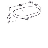 Pesuallas Geberit Variform 600x400x178 mm - KarelianStore
