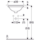 Pesuallas Geberit Variform Keratect 405x420x180 mm Tason Alle - KarelianStore