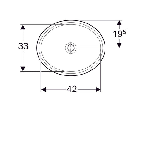 Pesuallas Geberit Variform Keratect 495x420x180 mm Tason Alle Ilman ylivuotoa - KarelianStore