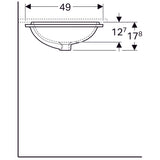 Pesuallas Geberit Variform Keratect 580x490x178 mm Tason Alle - KarelianStore
