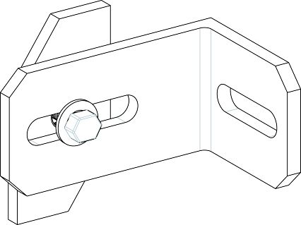 Pystyhyllykiinnitin SYSTEMAL NCV06 - KarelianStore