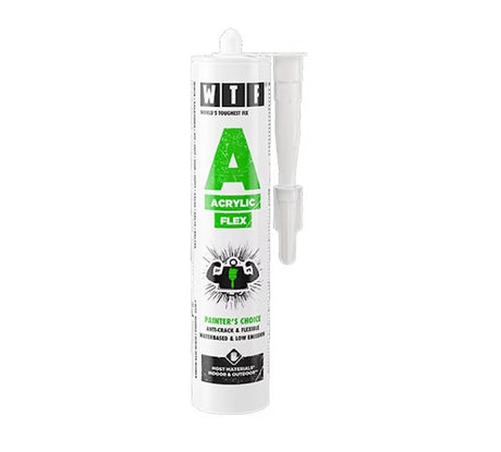 Akryylimassa WTF A Acrylic Flex Valkoinen 310ml - KarelianStore