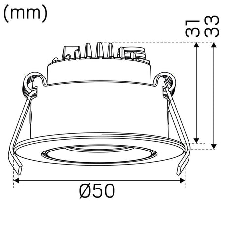 Alasvalo Hide-a-Lite Optic XS Tilt IP44 230lm 4W 3000K Valkoinen - KarelianStore