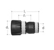 Jatkoliitin Sanipex MT Kompo GF 40x26 PPSU PA - KarelianStore