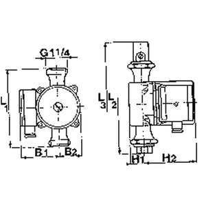 Käyttövesipumppu Grundfos Up 20-15N 1x230 150xR20 - KarelianStore