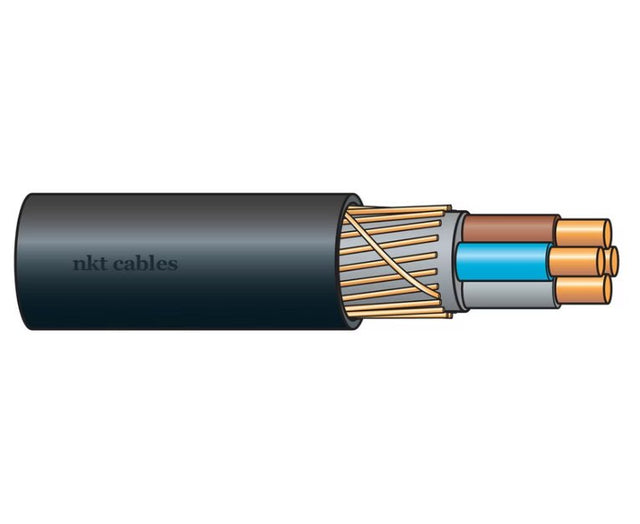 Kuparivoimakaapeli NKT HF XCMK-HF 4x1.5+1.5 RE R50 DCA 50m - KarelianStore