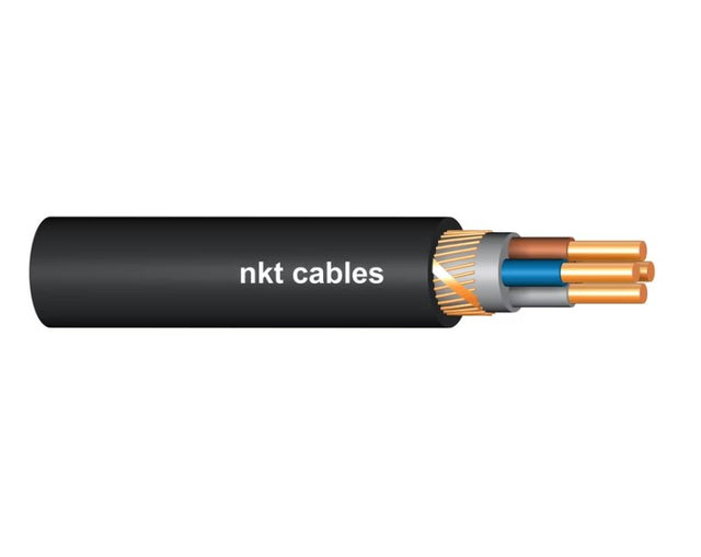 Kuparivoimakaapeli NKT HF XCMK-HF 4x2.5+2.5 RE PK150 DCA 150m - KarelianStore