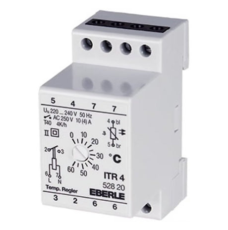 Lattiatermostaatti Eberle 52820,0-+60,10A DIN - KarelianStore