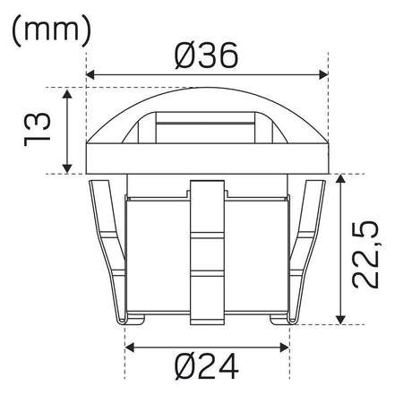 Maavalaisin Hide-a-lite Steplight Garden Kit 12V 4x3lm 4.5W 3000K - KarelianStore