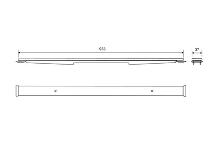 Paneeli Unidrain 1950 Custom Harjattu RST 1000mm - KarelianStore