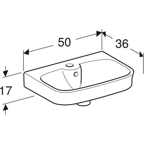 Pesuallas IDO Glow Square 500 mm - KarelianStore