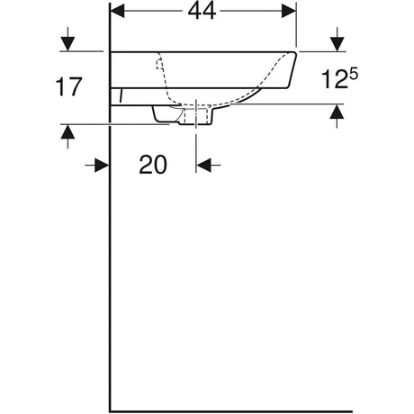 Pesuallas IDO Glow Square 600 mm - KarelianStore