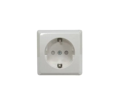Pistorasia Opal Pinta 1-osainen 16A 250V IP20 PPR Valkoinen 5 kpl - KarelianStore