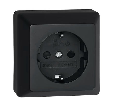 Pistorasia Opal Pinta 1-osainen 16A IP20 PPR Musta - KarelianStore