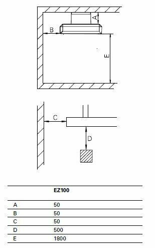 Säteilylämmitin Frico Elztrip EZ115N 1500W IP44 150x2000mm - KarelianStore