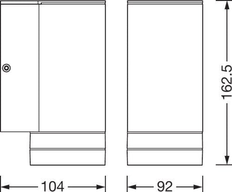 Seinävalaisin Ledvance Endura Beam Down Gap GU10 IP44 Harmaa - KarelianStore