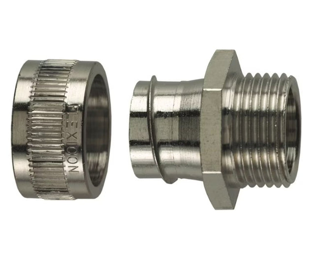 Suojaletkuliitin Flexicon Metalli HF FU40-M40-M - KarelianStore