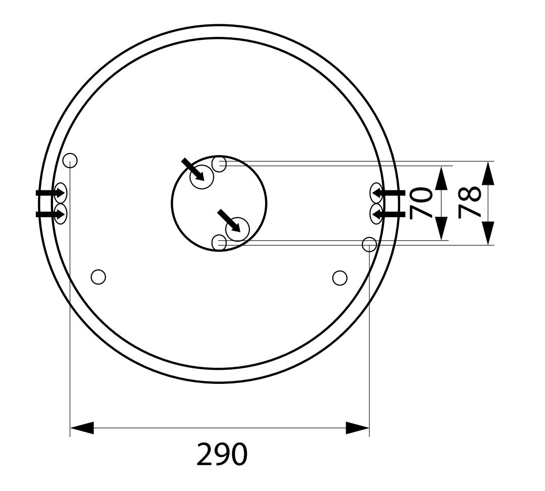 Tunnistinvalaisin Ensto Lumo IP44 25W 335mm - KarelianStore