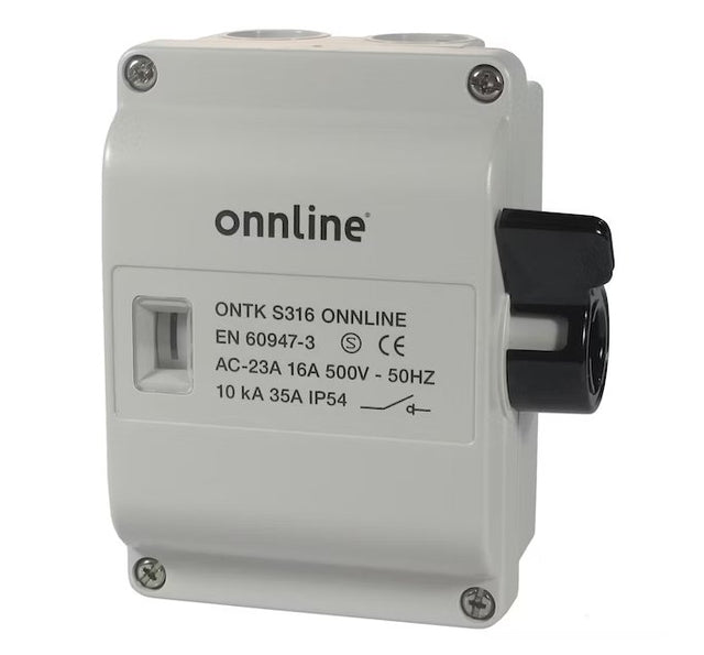 Turvakytkin Onnline ONTK S316 7.5kW IP54 - KarelianStore