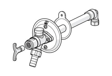 Vesipostiventtiili Oras 431420 DN20x3/4SK L=250-450mm - KarelianStore