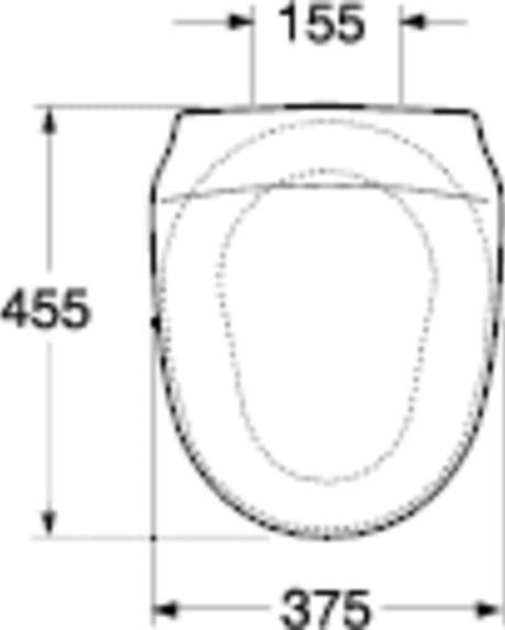WC-istuinkansi GUSTAVSBERG NORDIC 2300 valkoinen - KarelianStore